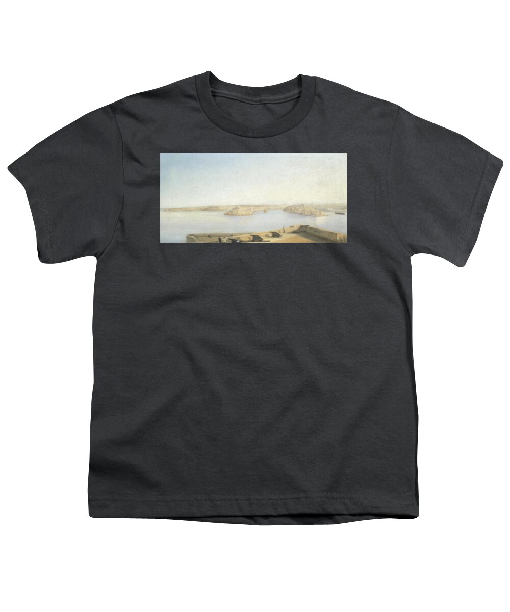Girolamo Gianni (italian Youth T-Shirt featuring the painting The Three Cities by MotionAge Designs