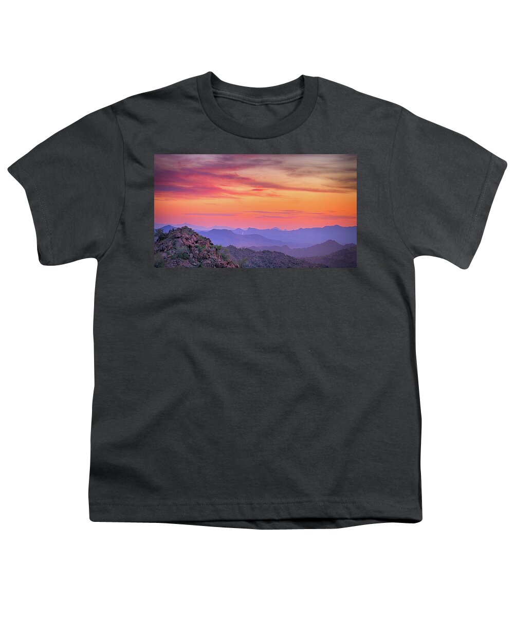 Arizona Youth T-Shirt featuring the photograph The View From Above by Anthony Citro