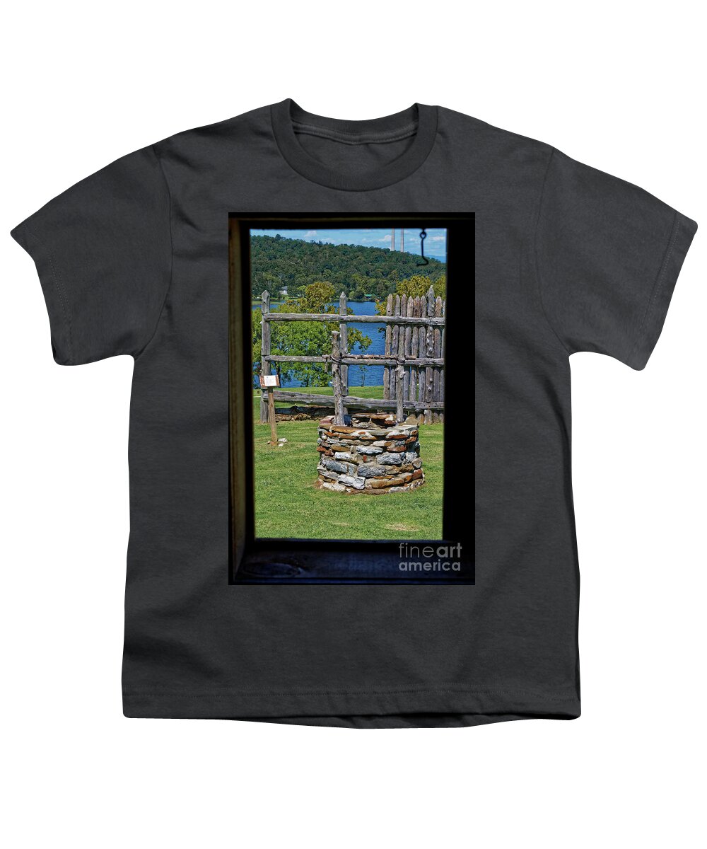 Well Youth T-Shirt featuring the photograph The Well by Paul Mashburn
