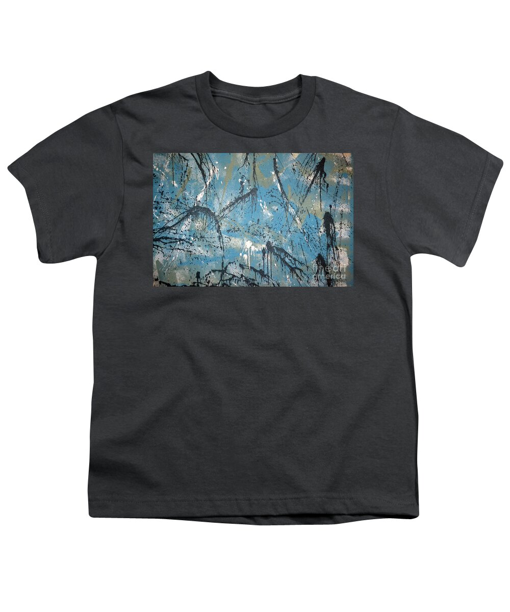 Abstract Youth T-Shirt featuring the photograph Three by Diane montana Jansson