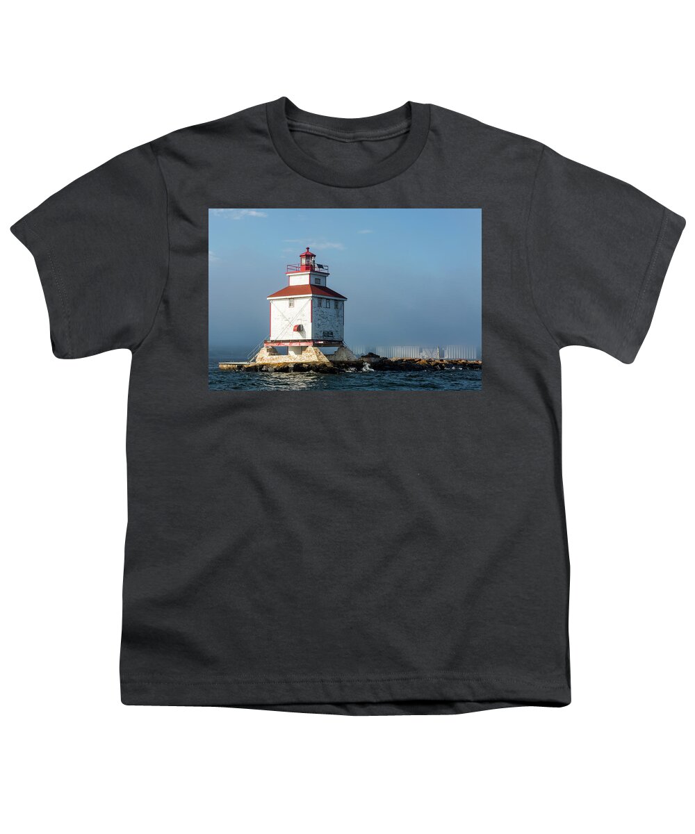 Thunder Bay Main Youth T-Shirt featuring the photograph Thunder Bay Main by Linda Ryma