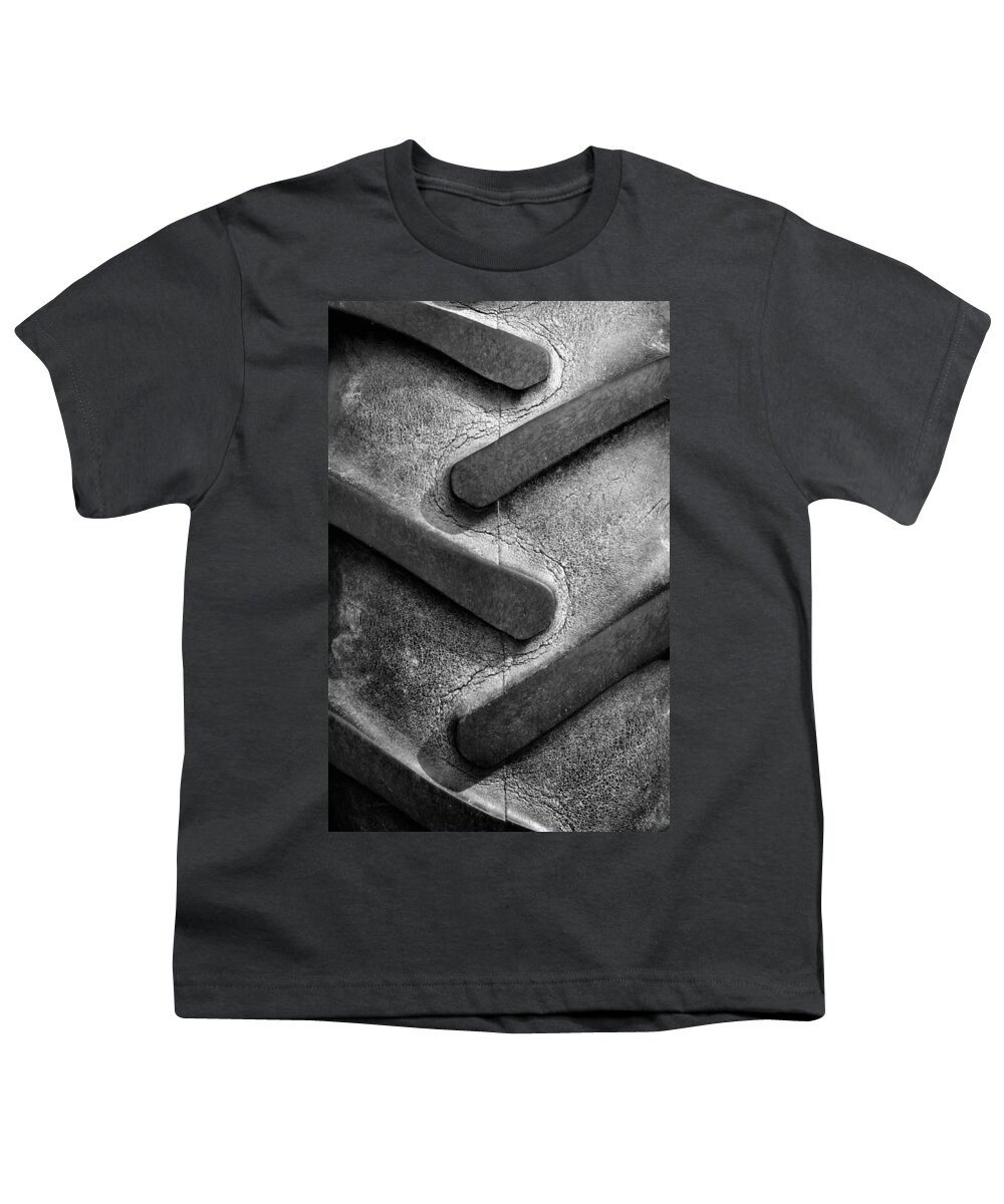 Tractor Youth T-Shirt featuring the photograph Tractor Tread by Luke Moore