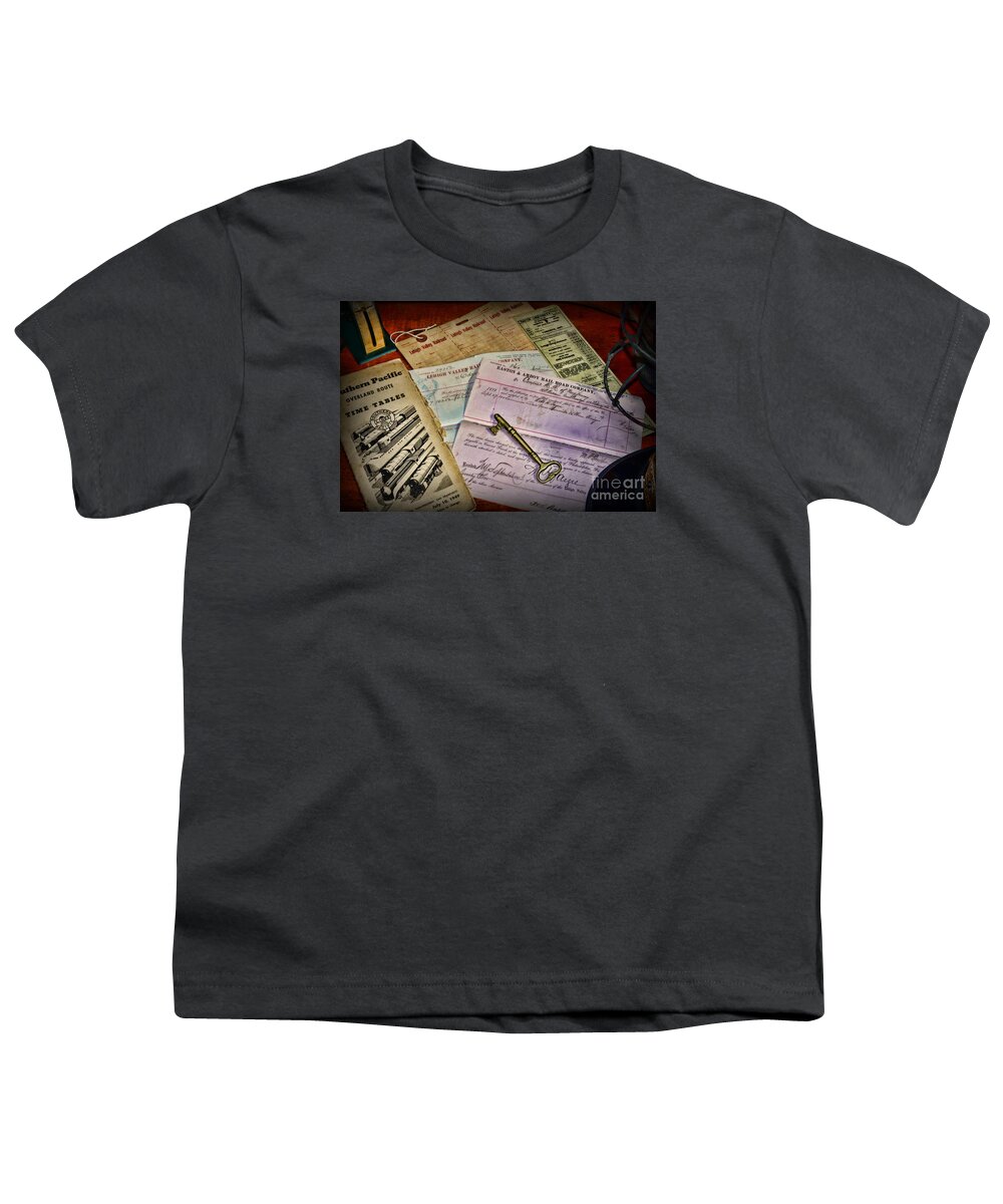 Paul Ward Youth T-Shirt featuring the photograph Train - Ticket Please by Paul Ward