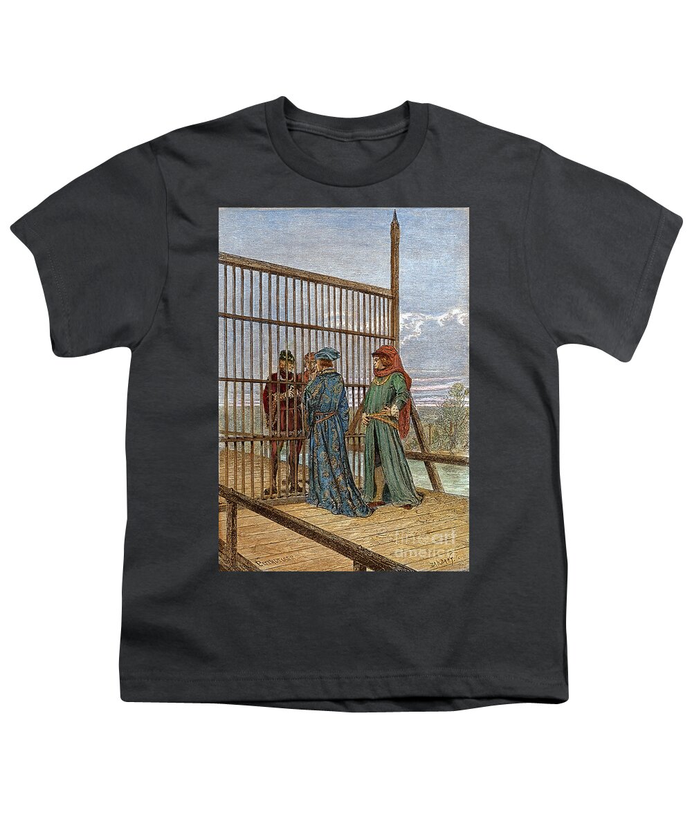 1475 Youth T-Shirt featuring the drawing Treaty Of Picquigny by Granger