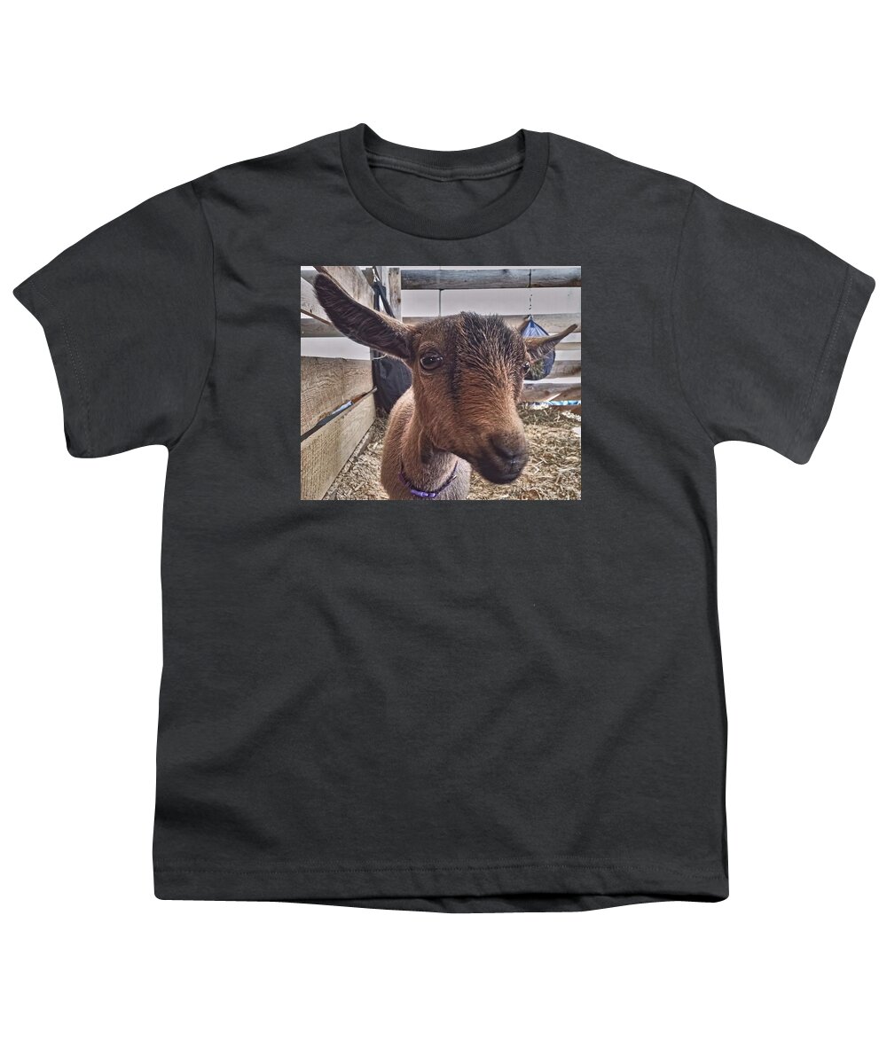 Goat Youth T-Shirt featuring the photograph Tuned In by Dani McEvoy