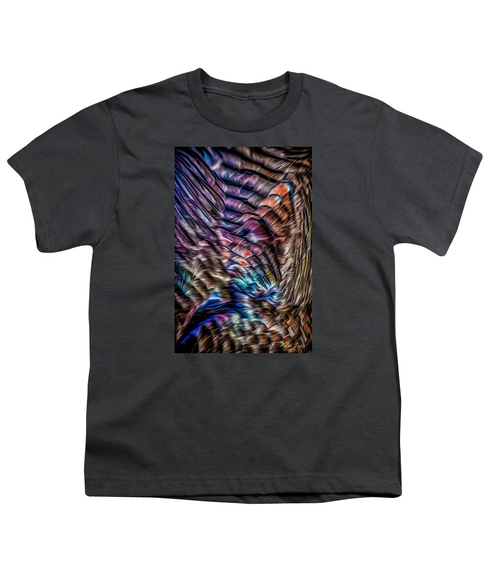 Animals Youth T-Shirt featuring the photograph Turkey Sides by Rikk Flohr