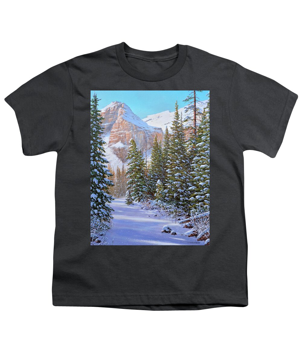 Jake Vandenbrink Youth T-Shirt featuring the painting Untouched by Jake Vandenbrink
