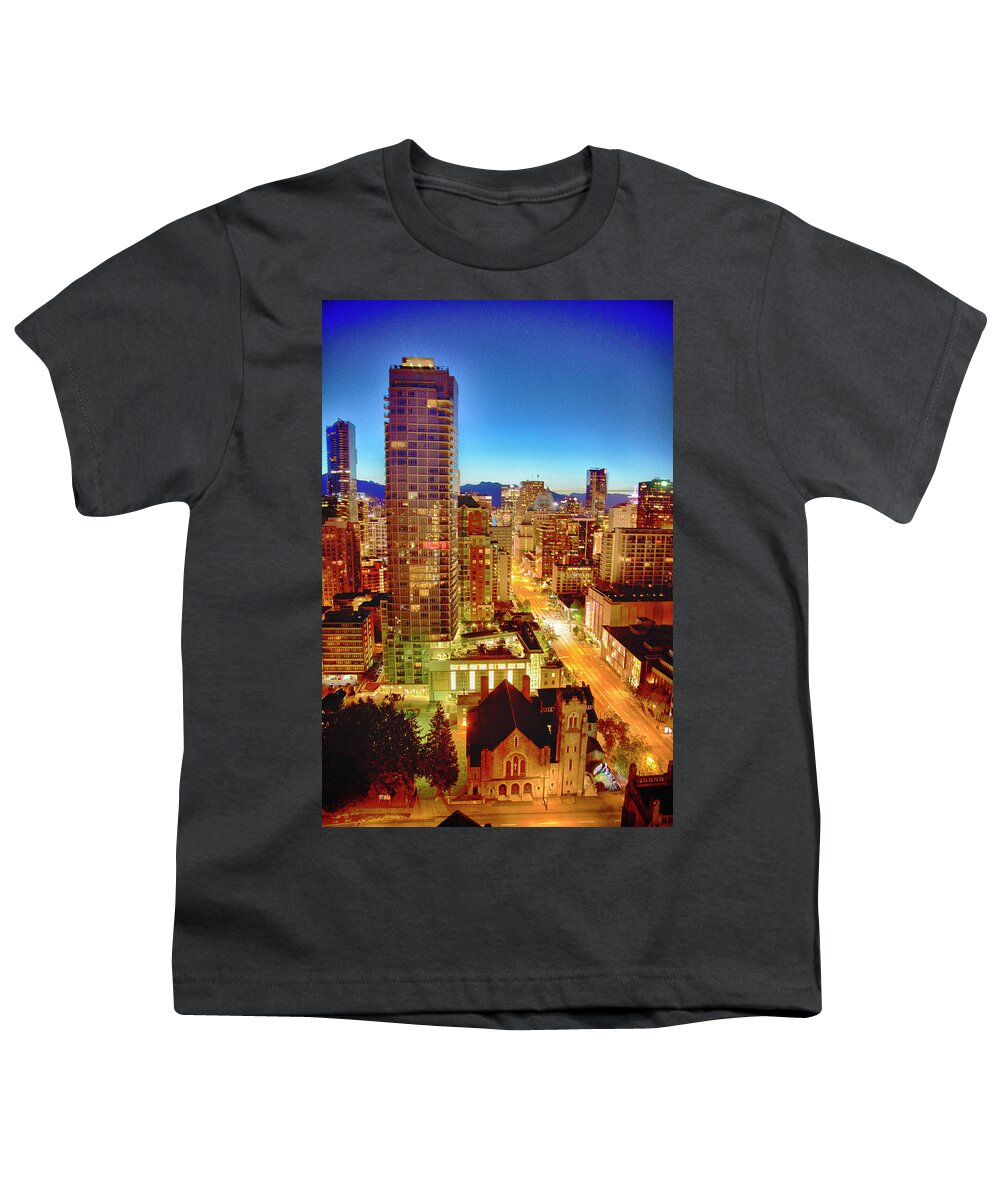 Vancouver Youth T-Shirt featuring the photograph Vancouver, B.C. by Hugh Smith