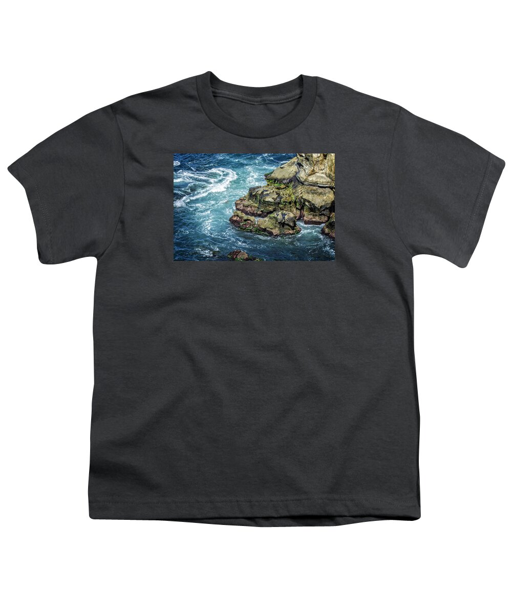 Ocean Youth T-Shirt featuring the photograph Waves of Blue by Scott Read