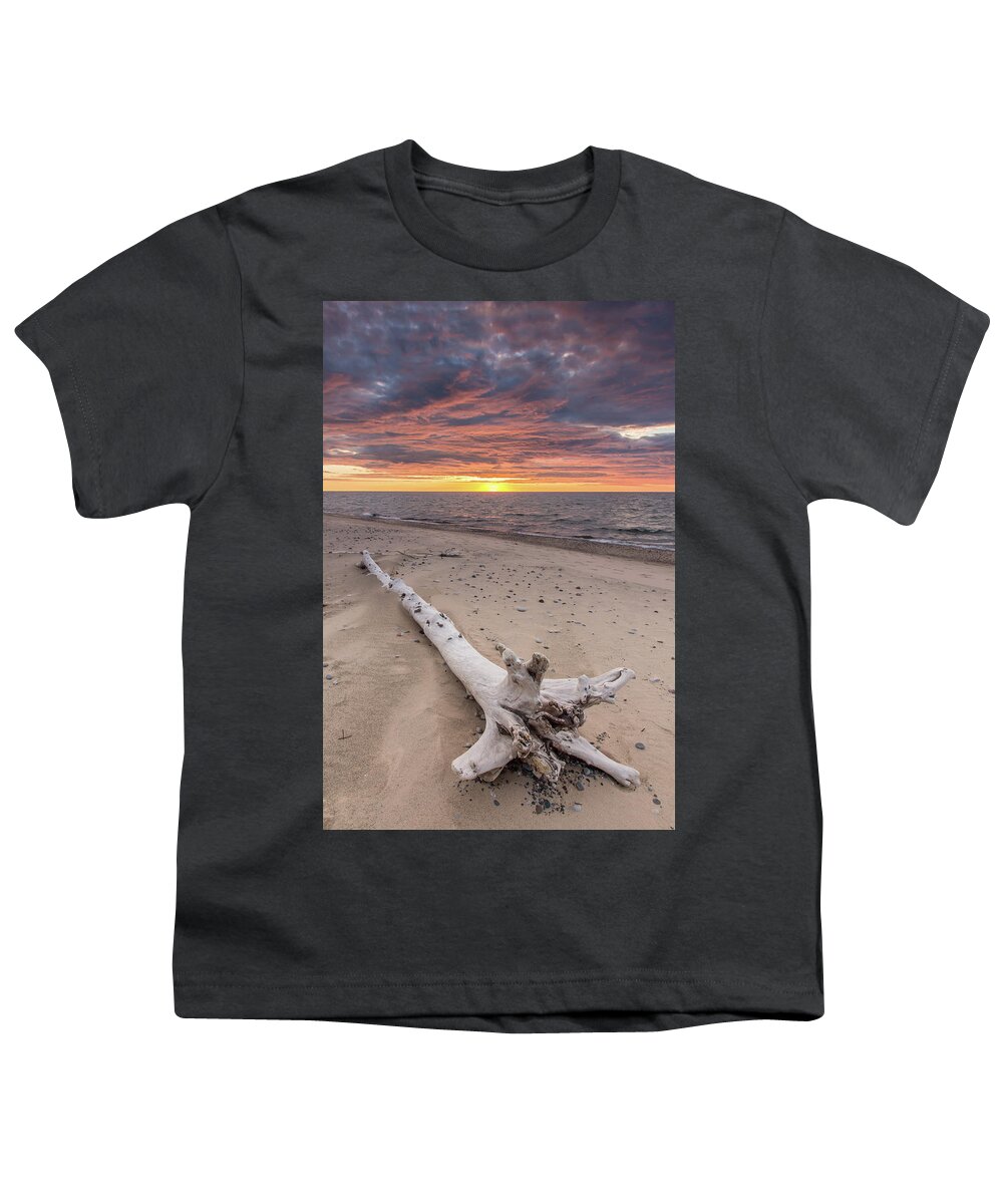 Driftwood Youth T-Shirt featuring the photograph Well-Worn by Lee and Michael Beek