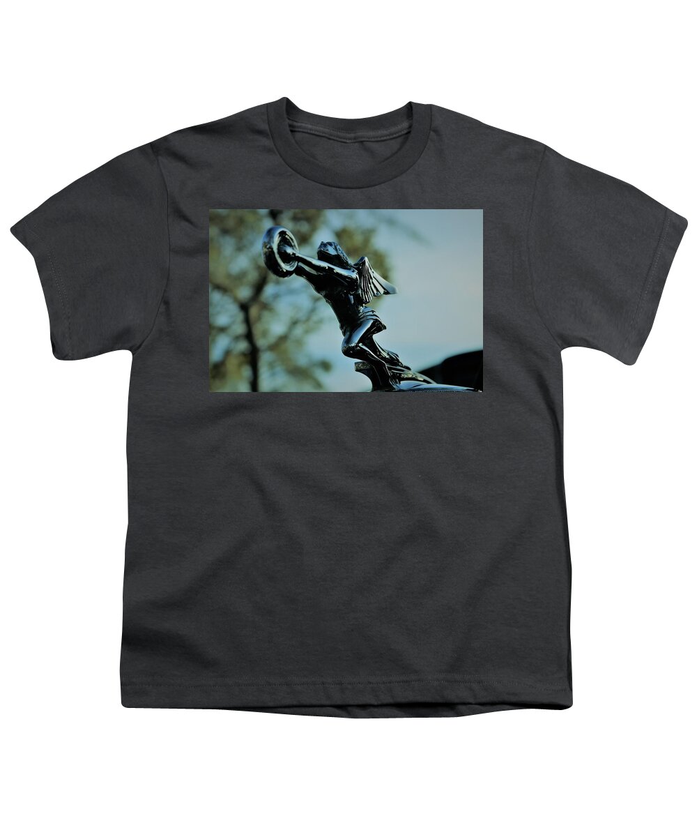 Car Youth T-Shirt featuring the photograph Wheel in Flight by Christopher James