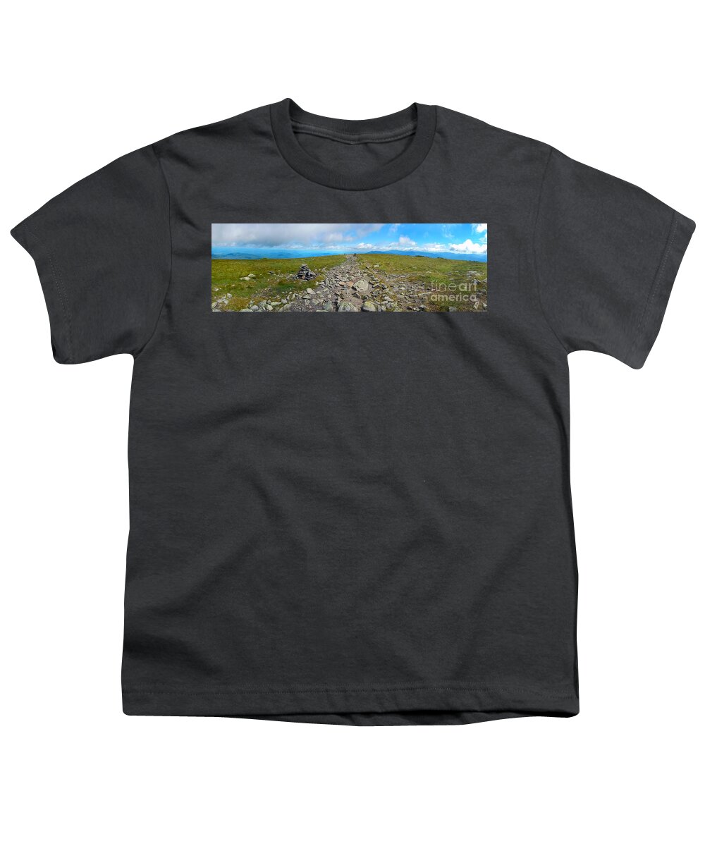 White Mountains Youth T-Shirt featuring the photograph White Mountains Hiking The Appalachian Trail by Glenn Gordon
