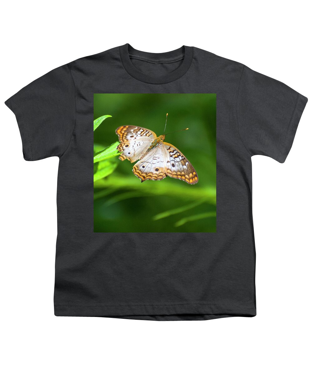Animal Youth T-Shirt featuring the photograph White Peacock Butterfly 5252 by Ginger Stein