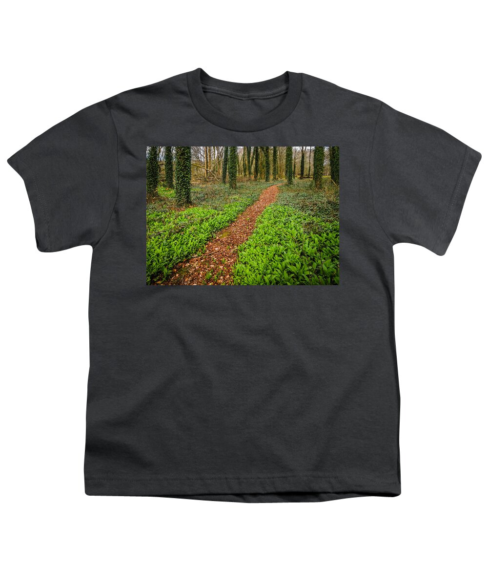 19th Century Youth T-Shirt featuring the photograph William Butler Yeats Woods of Coole Park by James Truett