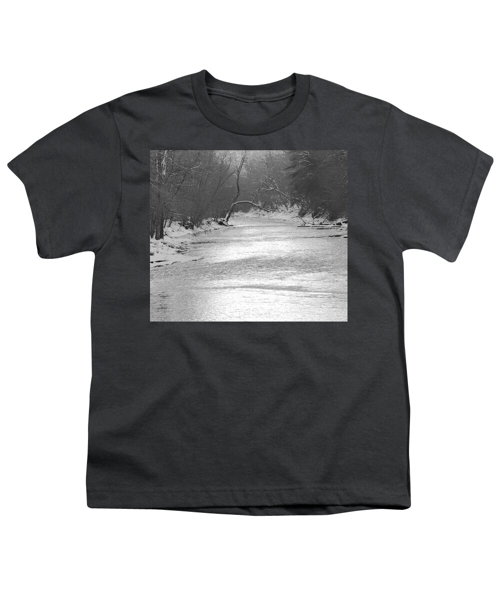 Winter Youth T-Shirt featuring the photograph Winter At The Ford by Tami Quigley