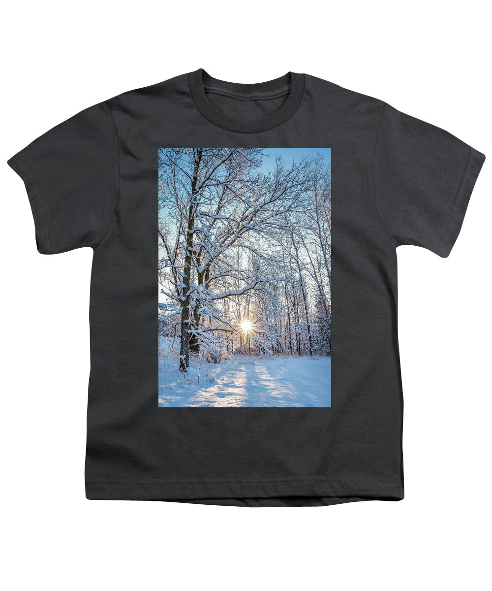 Bill Pevlor Youth T-Shirt featuring the photograph Winter Warm Spot by Bill Pevlor