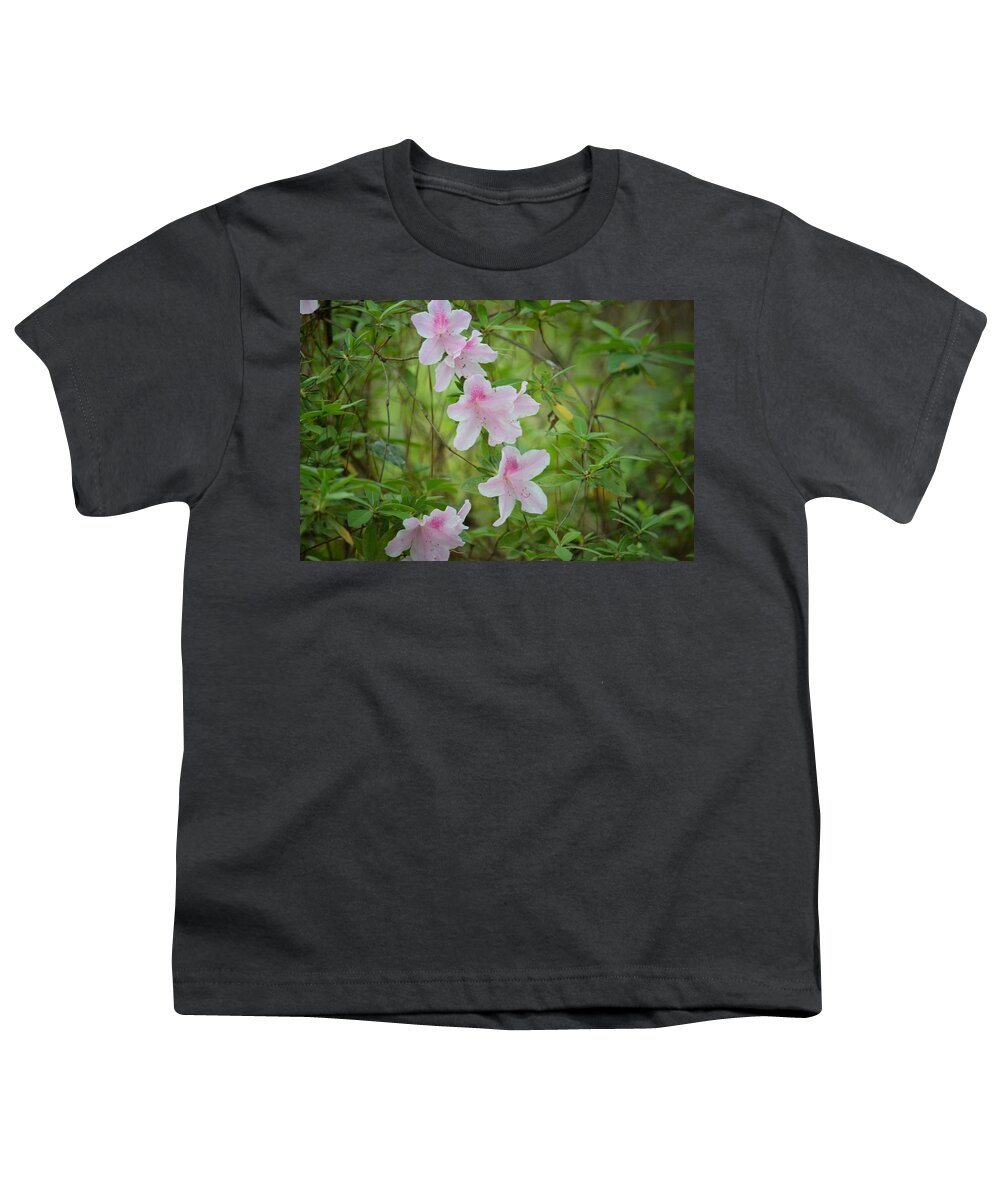 Woodland Azaleas Youth T-Shirt featuring the photograph Woodland Azaleas by Maria Urso