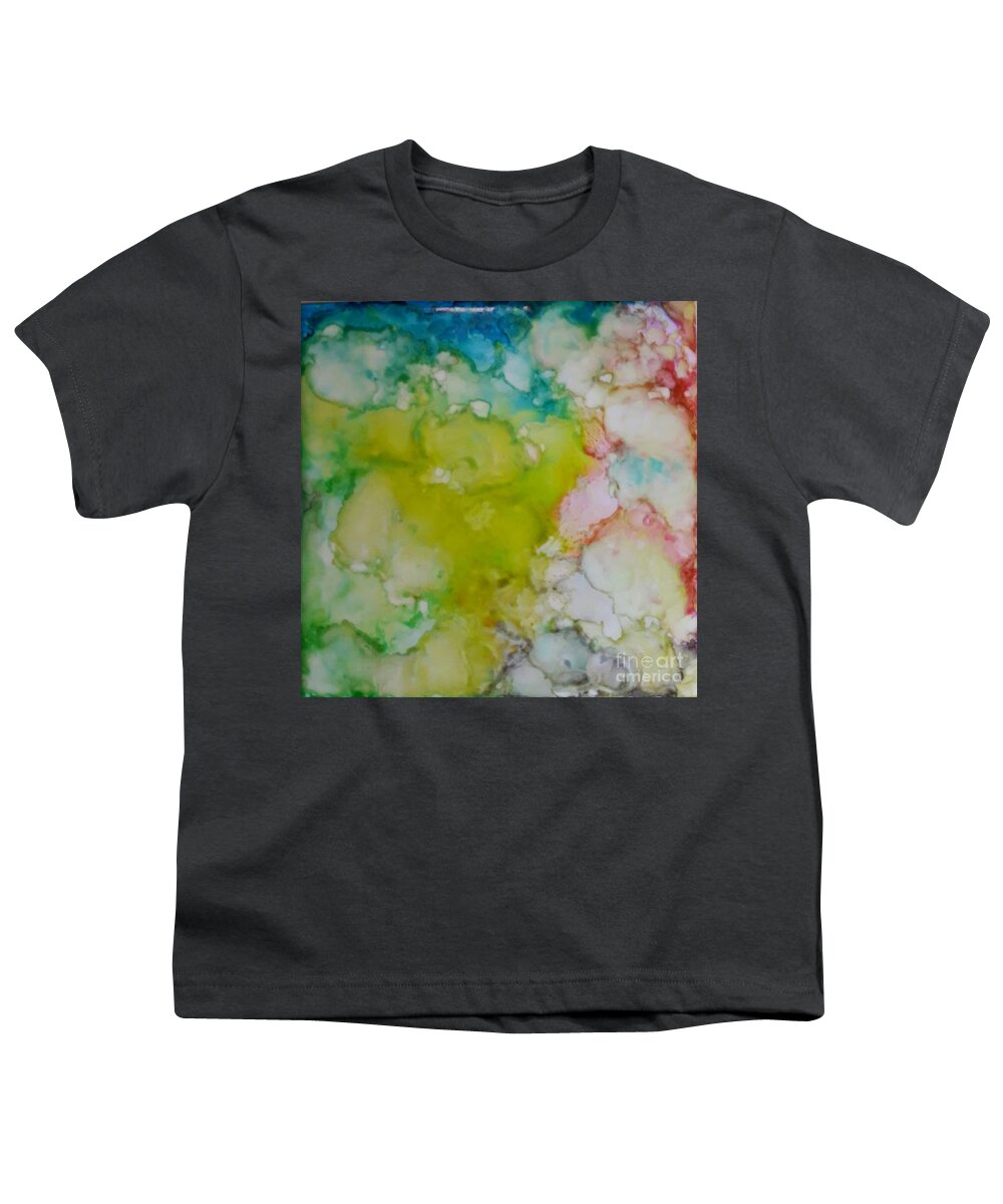 Alcohol Youth T-Shirt featuring the painting Worms Eye View by Terri Mills
