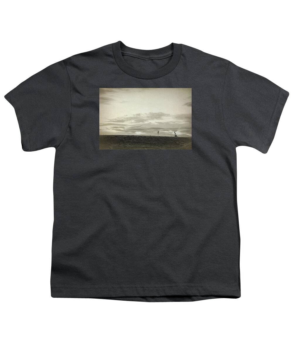 Wyoming Youth T-Shirt featuring the photograph Wyoming Landscape by Cathy Anderson