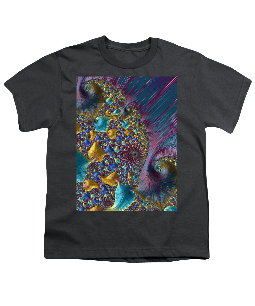 Dragon Youth T-Shirt featuring the digital art Year of the Dragon by Angela Weddle