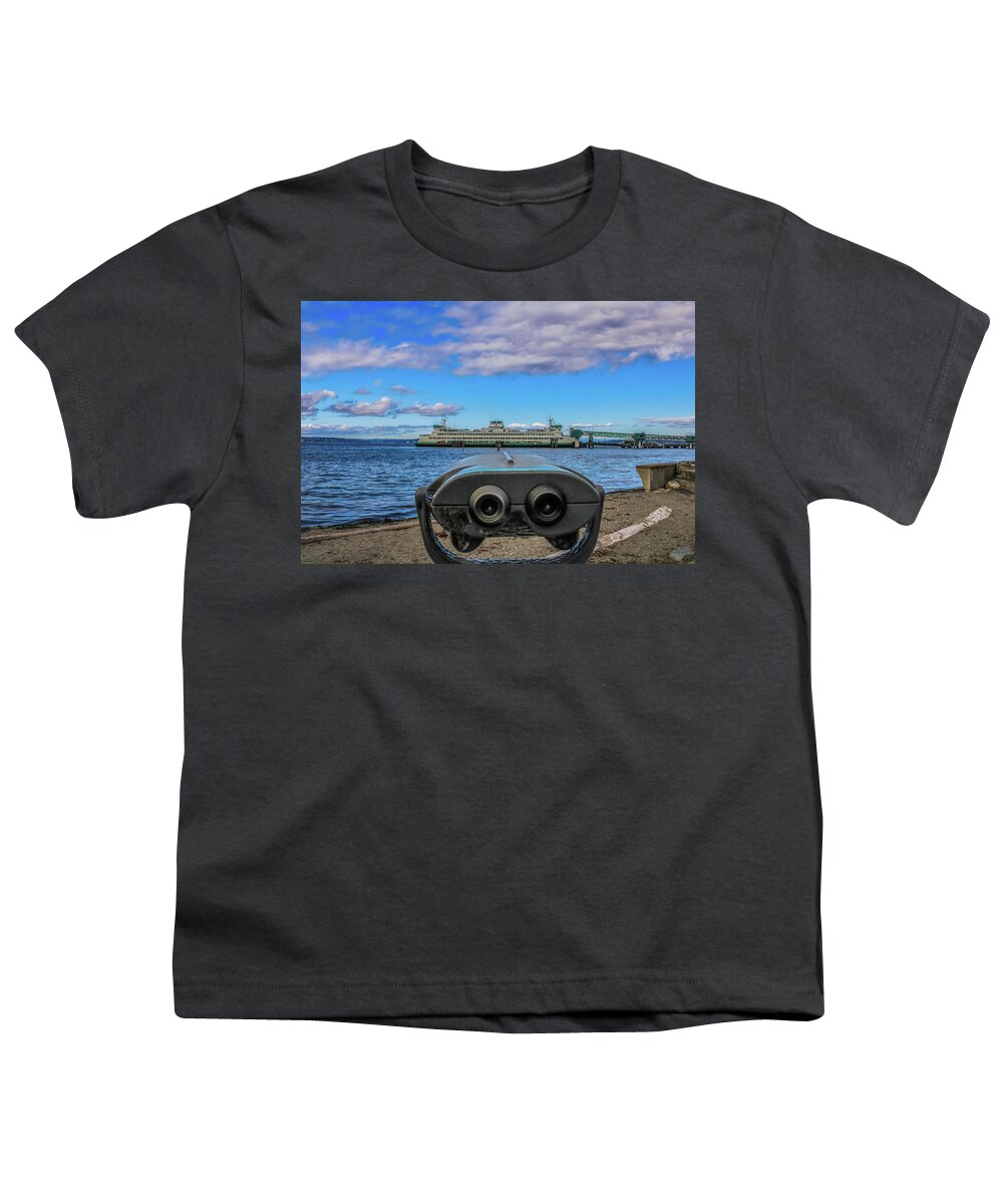 Beach Youth T-Shirt featuring the photograph Edmonds Beach #1 by Anamar Pictures