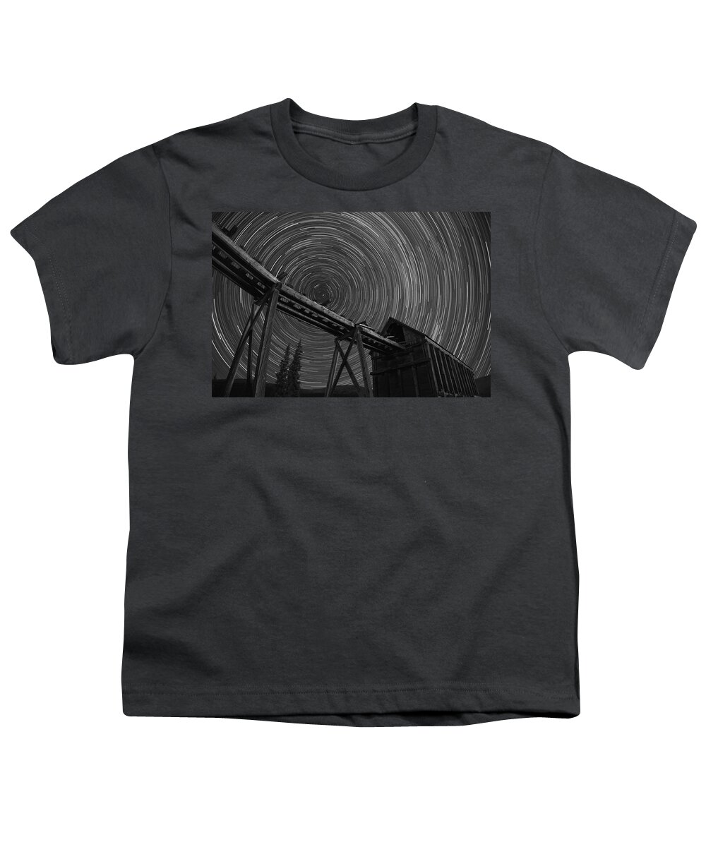 Milky Way Youth T-Shirt featuring the photograph New Monarch Twister #1 by Ivan Franklin