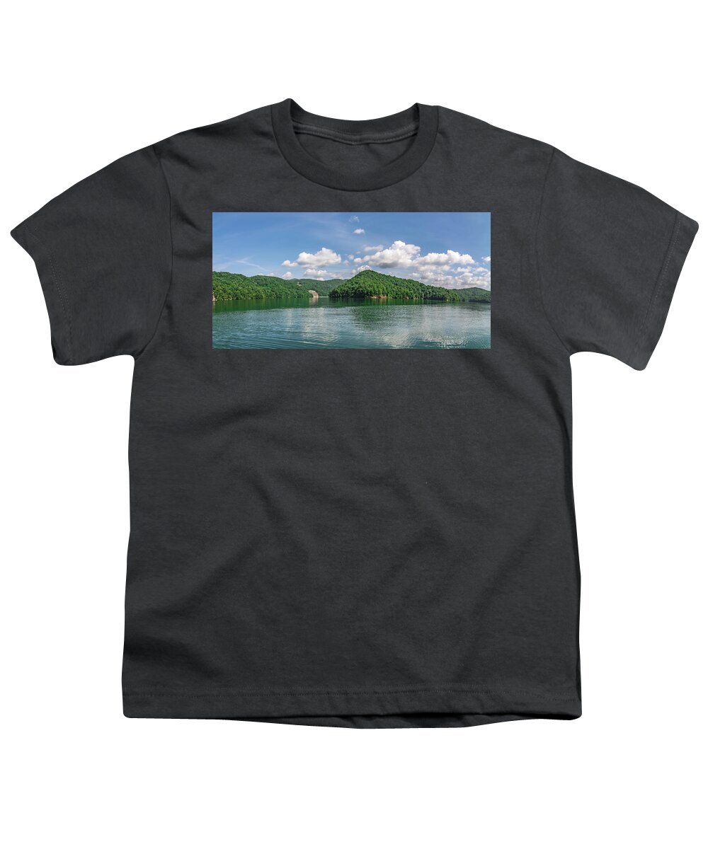Beautiful Youth T-Shirt featuring the photograph Beautiful landscape scenes at lake jocassee south carolina #138 by Alex Grichenko