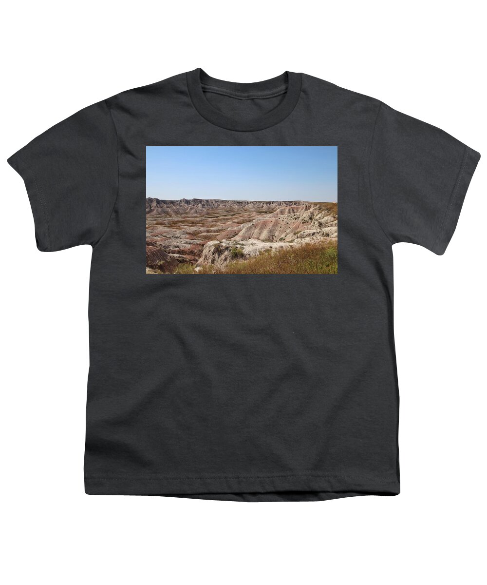 Badlands Youth T-Shirt featuring the photograph Badlands South Dakota #1 by Susan Jensen