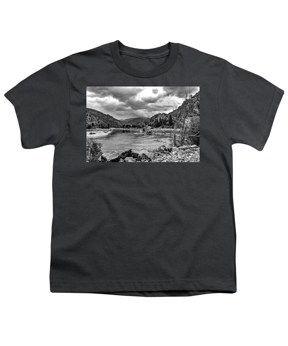 Clark Fork River Youth T-Shirt featuring the photograph Clark Fork River Montana #2 by Donald Pash