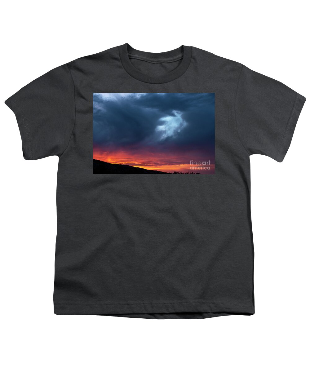 Natanson Youth T-Shirt featuring the photograph Alien Clouds by Steven Natanson