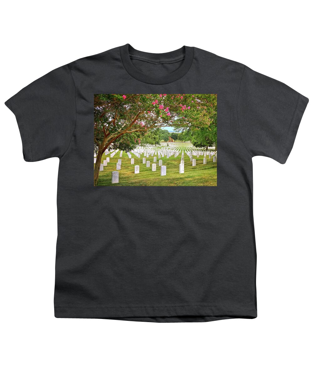 Arlington National Cemetery Youth T-Shirt featuring the photograph Arlington Cemetery 1 by Jill Love