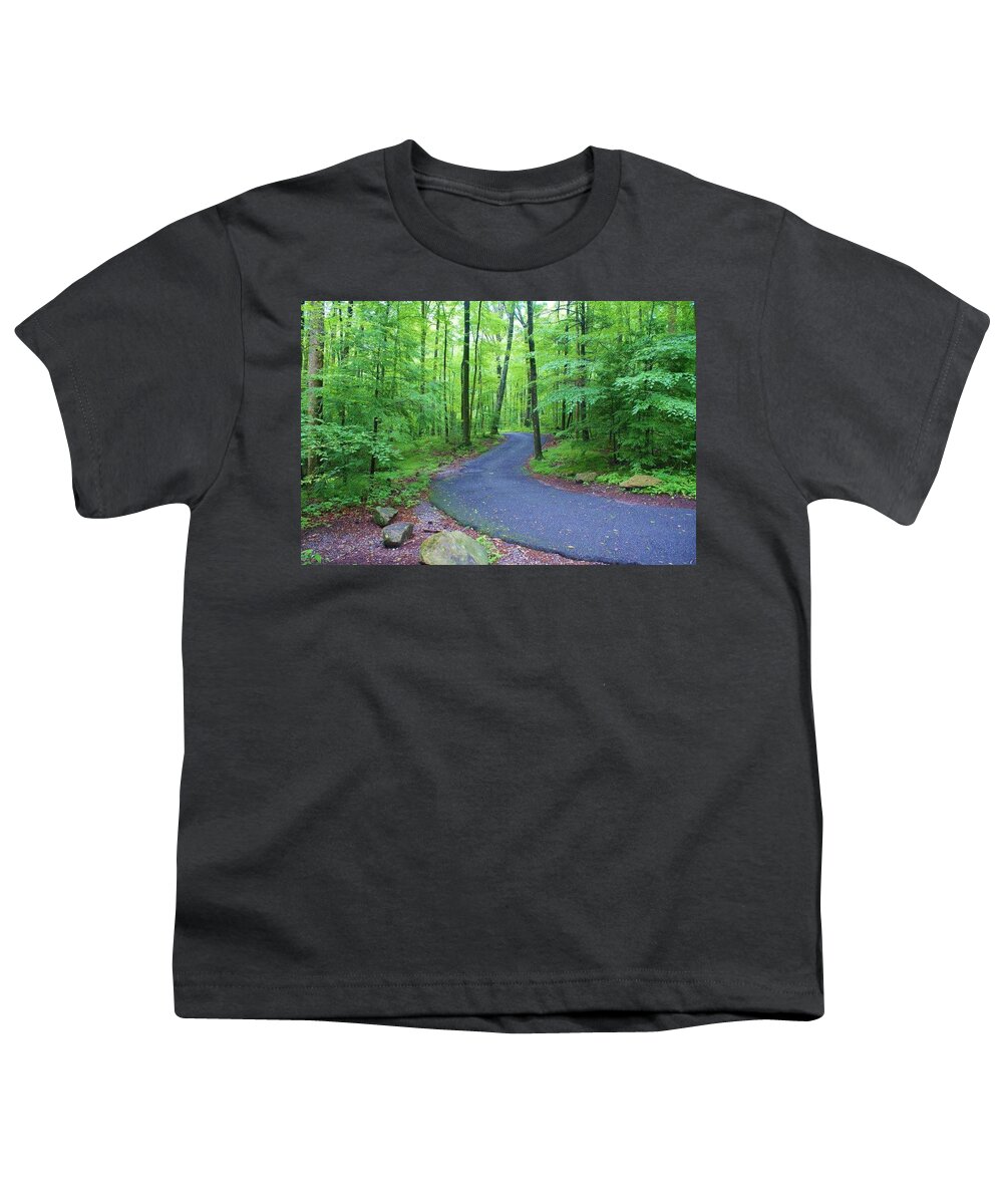  Youth T-Shirt featuring the photograph Back Road in Tennessee by Lindsey Floyd