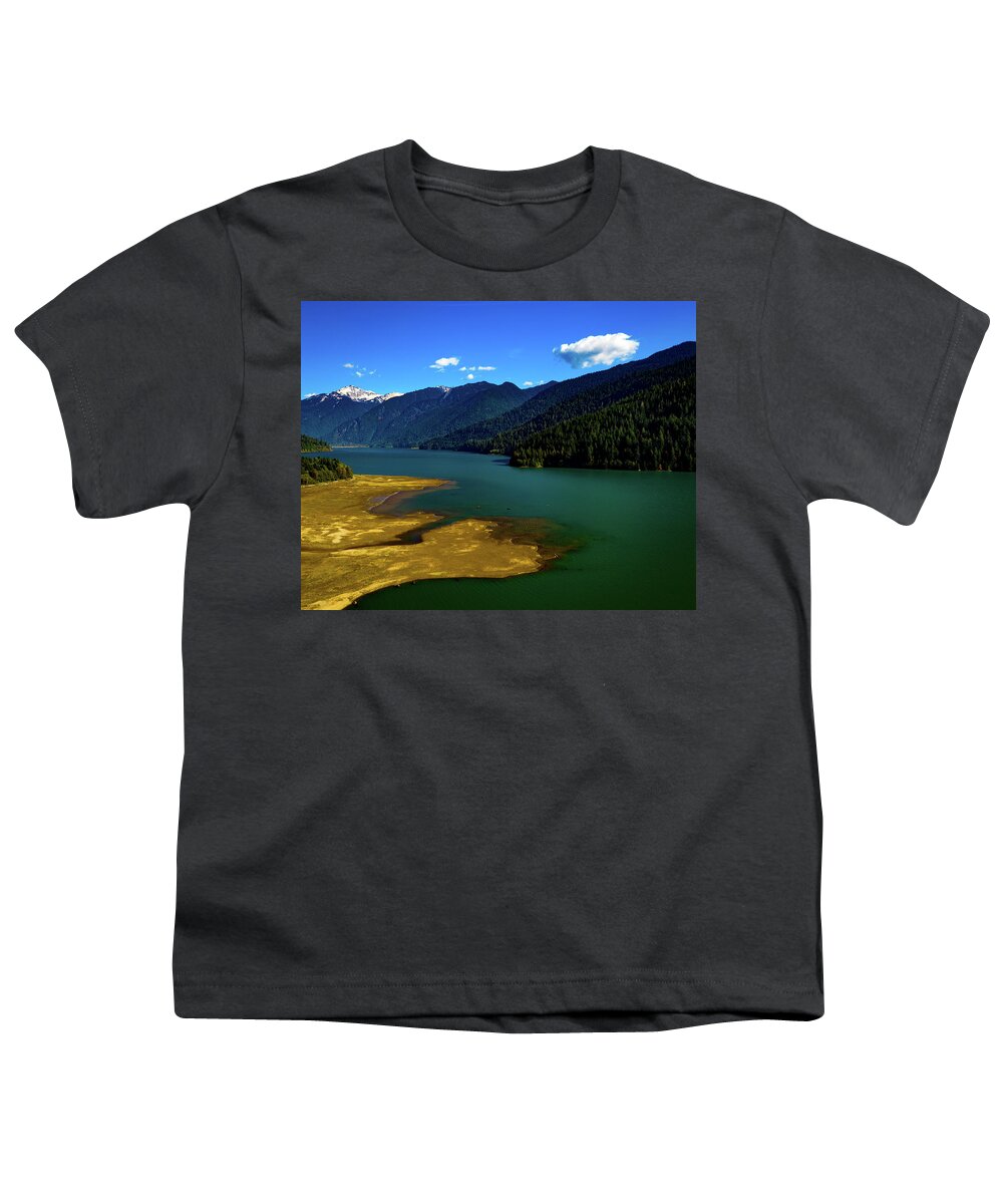 Steve Bunch Youth T-Shirt featuring the photograph Baker Lake out of season by Steve Bunch