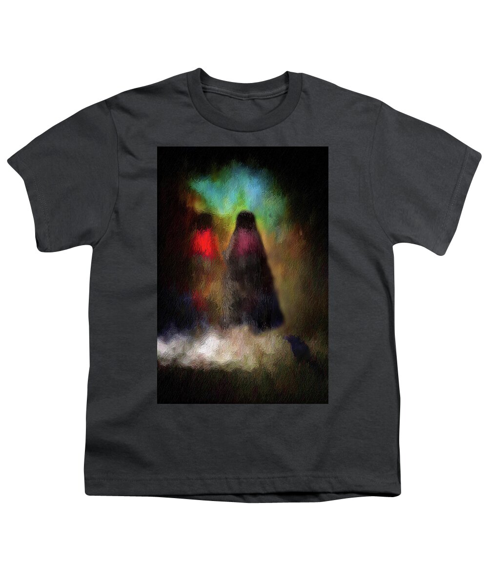  Youth T-Shirt featuring the digital art Befriending The Witch by Melissa D Johnston