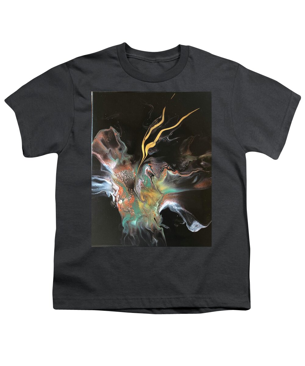 Acrylic Youth T-Shirt featuring the painting Culmination by Christy Sawyer