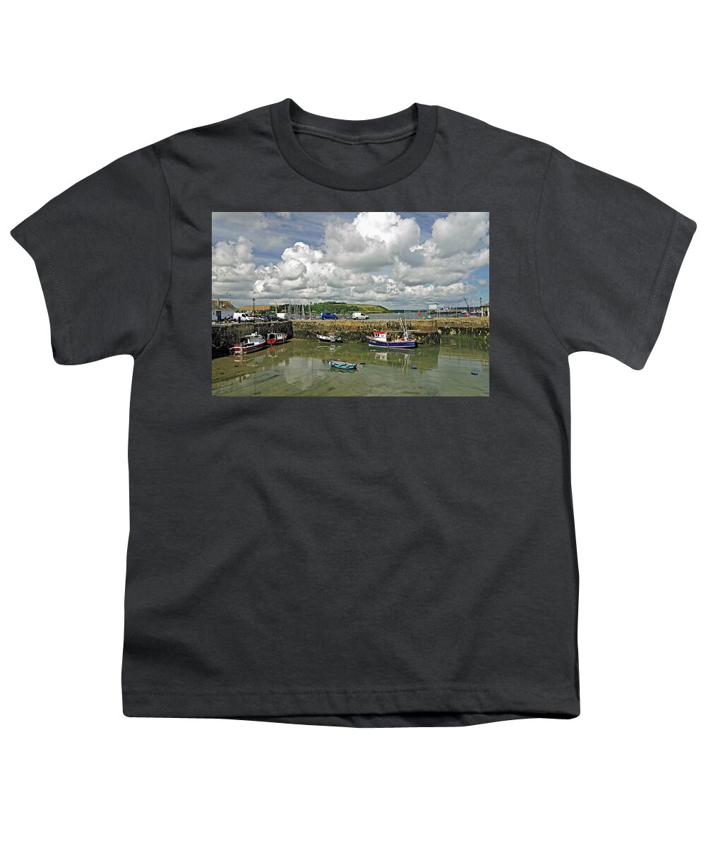 Bright Youth T-Shirt featuring the photograph Custom House Quay, Falmouth #1 by Rod Johnson