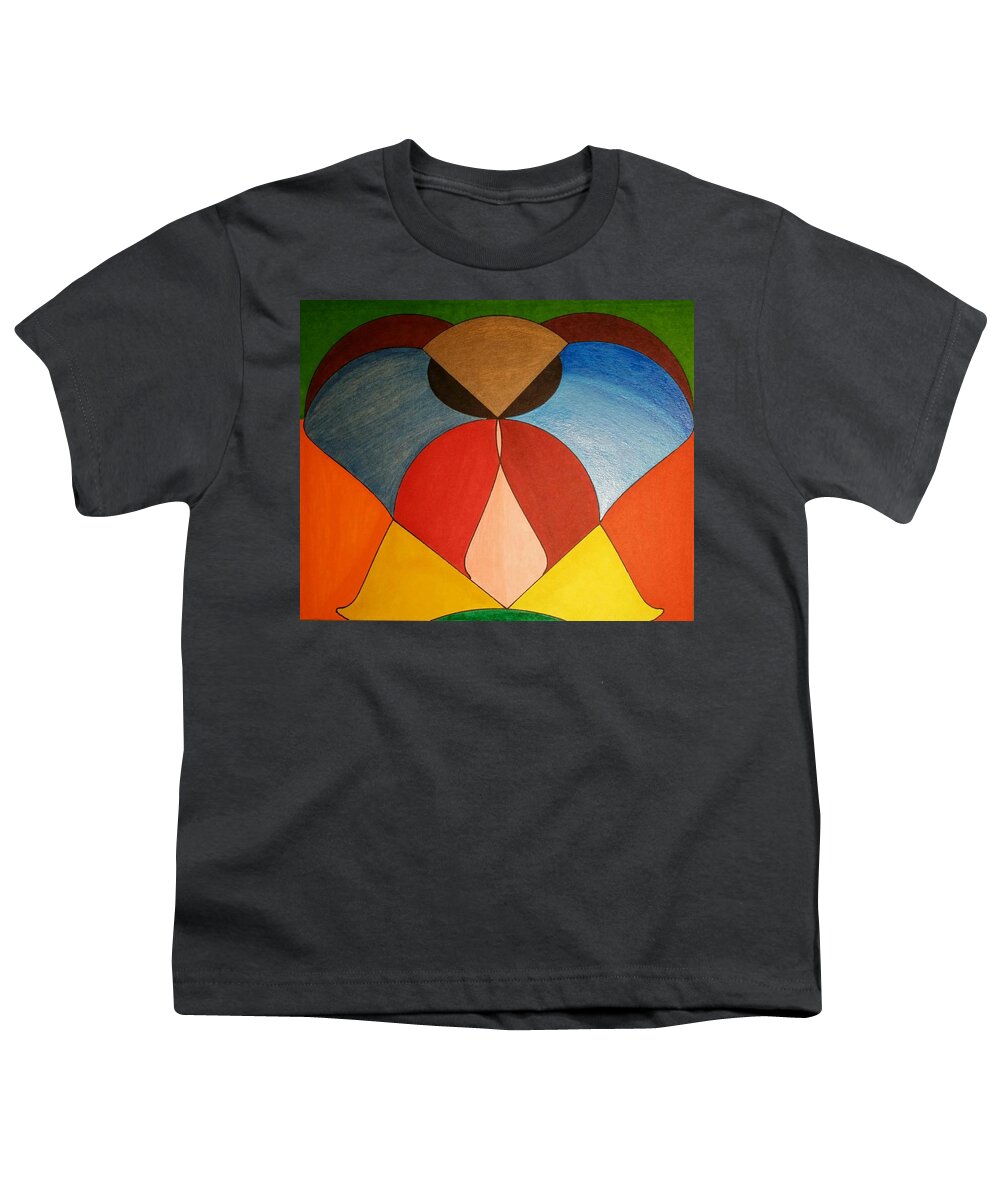 Geo - Organic Art Youth T-Shirt featuring the painting Dream 336 by S S-ray