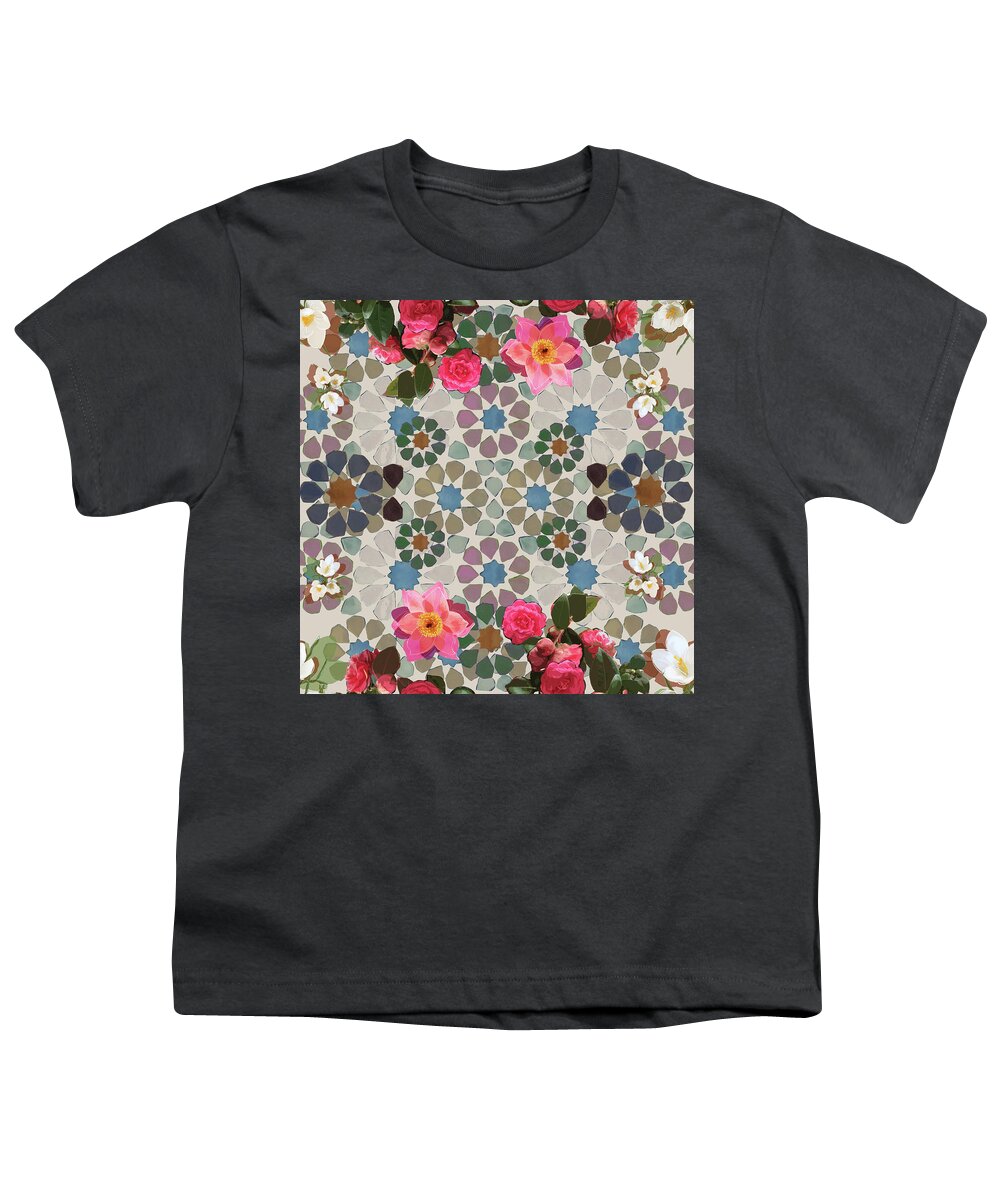 Alhambra Youth T-Shirt featuring the mixed media Dreams IX by BFA Prints