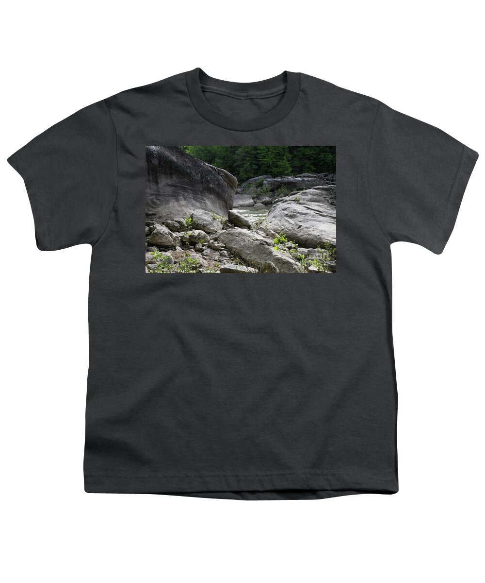 Eagle Falls Trail Youth T-Shirt featuring the photograph Eagle Falls Trail 4 by Phil Perkins