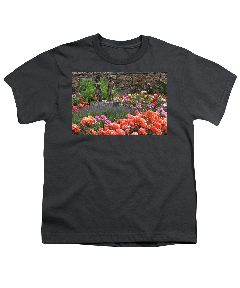 Estock Youth T-Shirt featuring the digital art Electoral Castle Garden, Germany by Christian Back
