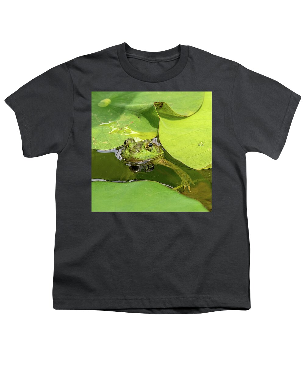 Frog Youth T-Shirt featuring the photograph Frog by Minnie Gallman