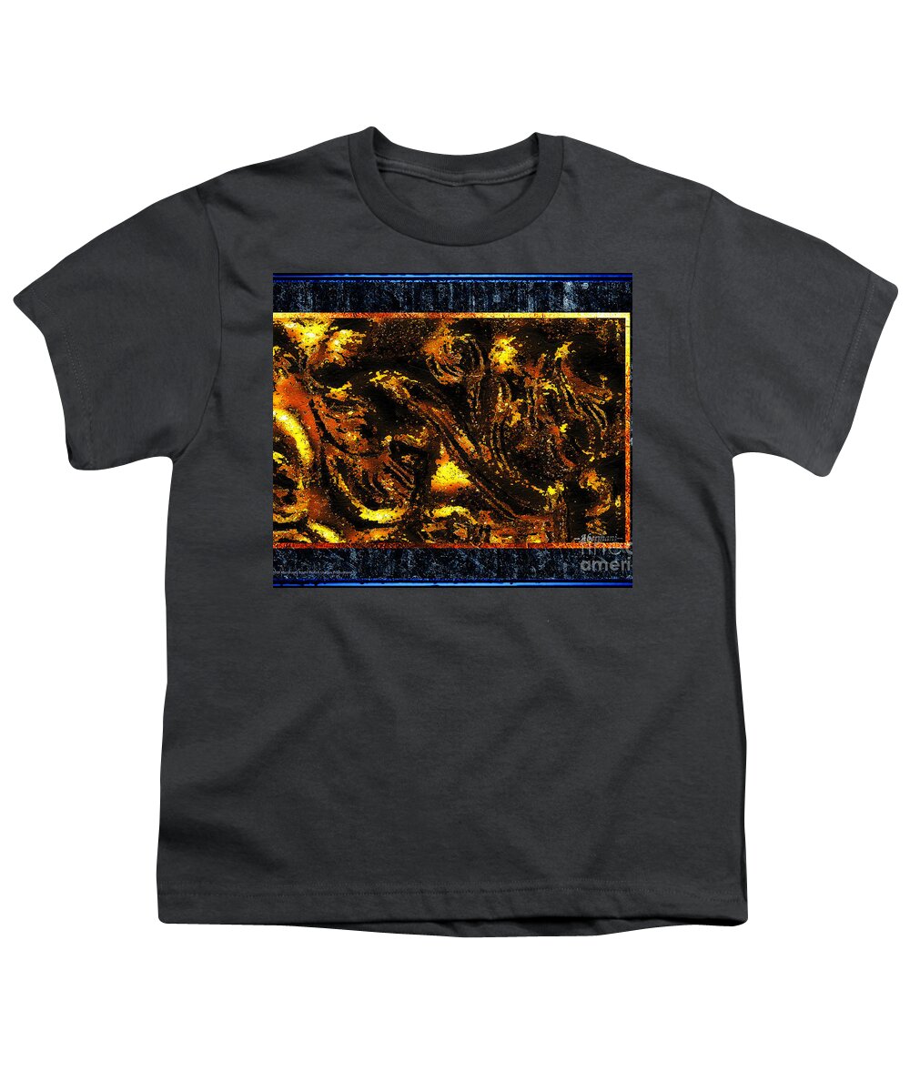 Gold Youth T-Shirt featuring the photograph Golden Ship of Stars and Dreams by Aberjhani