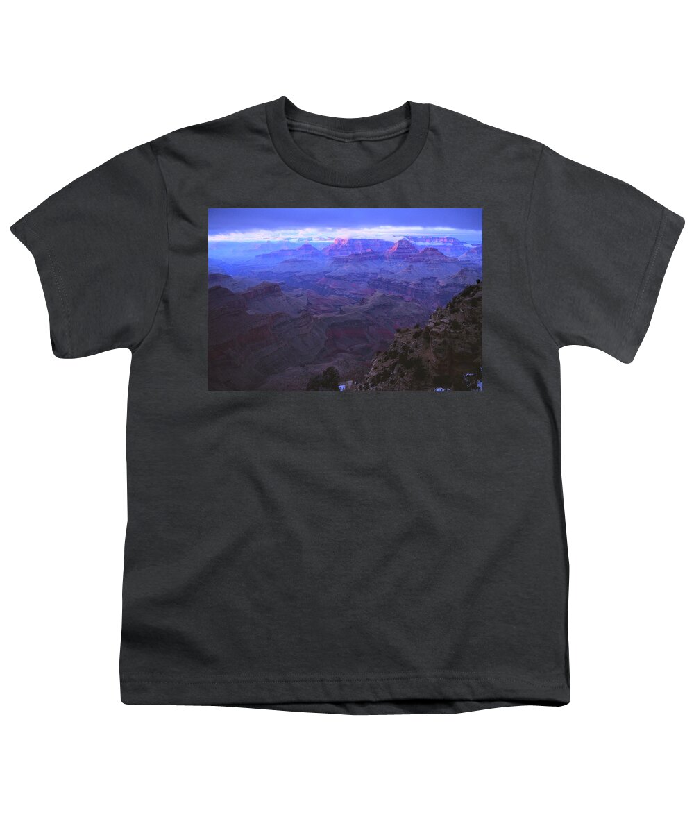 Grand Canyon Youth T-Shirt featuring the photograph Grand Canyon Twilight by Chance Kafka