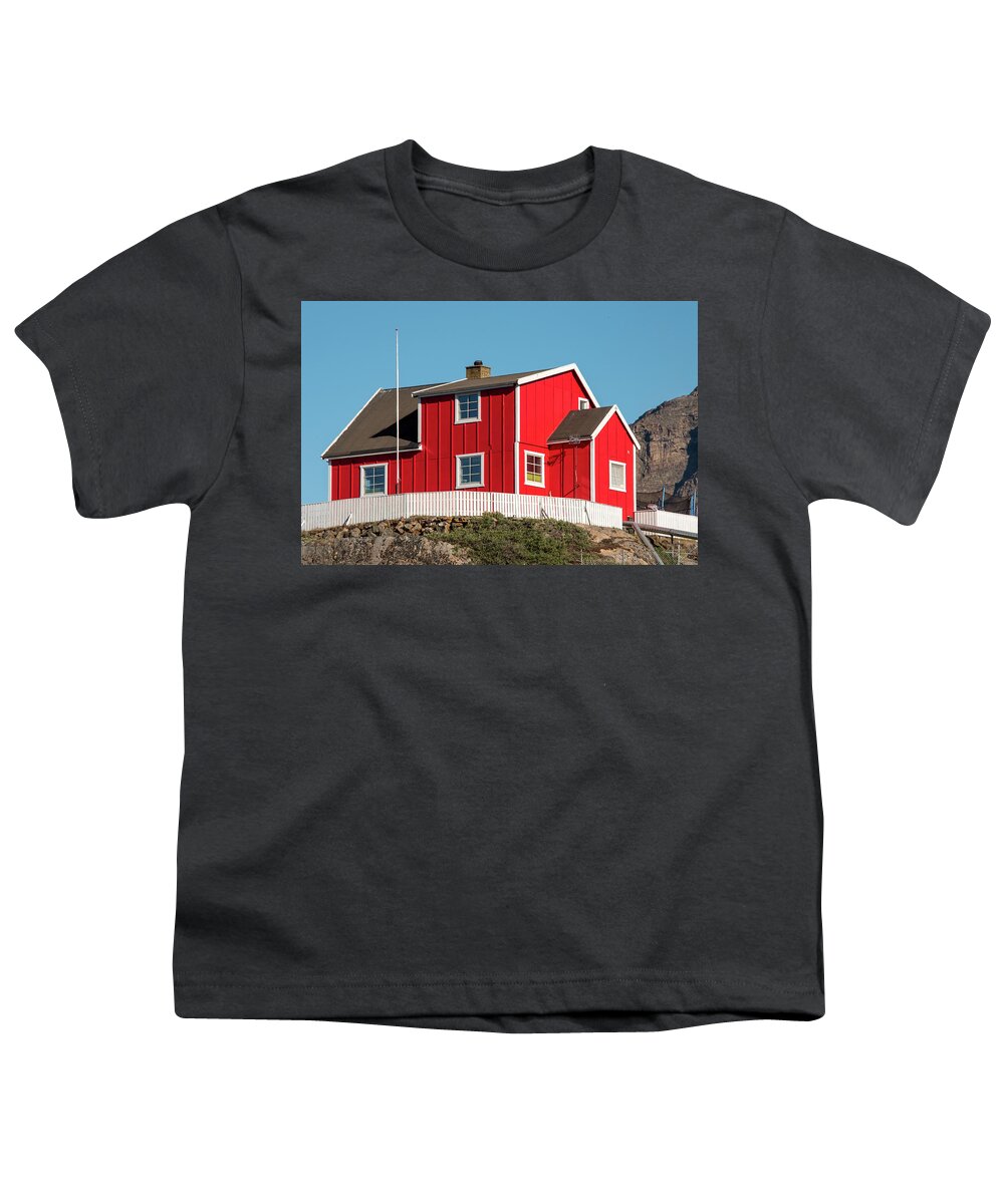 Arctic Youth T-Shirt featuring the photograph Greenland House by Minnie Gallman