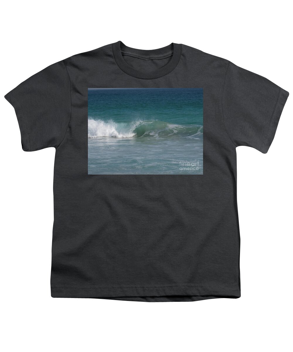 Waves Youth T-Shirt featuring the photograph Indian Ocean curl by Christy Garavetto