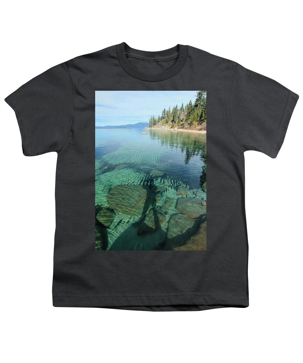 Lake Tahoe Youth T-Shirt featuring the photograph Intimacy  Become One With Nature by Sean Sarsfield
