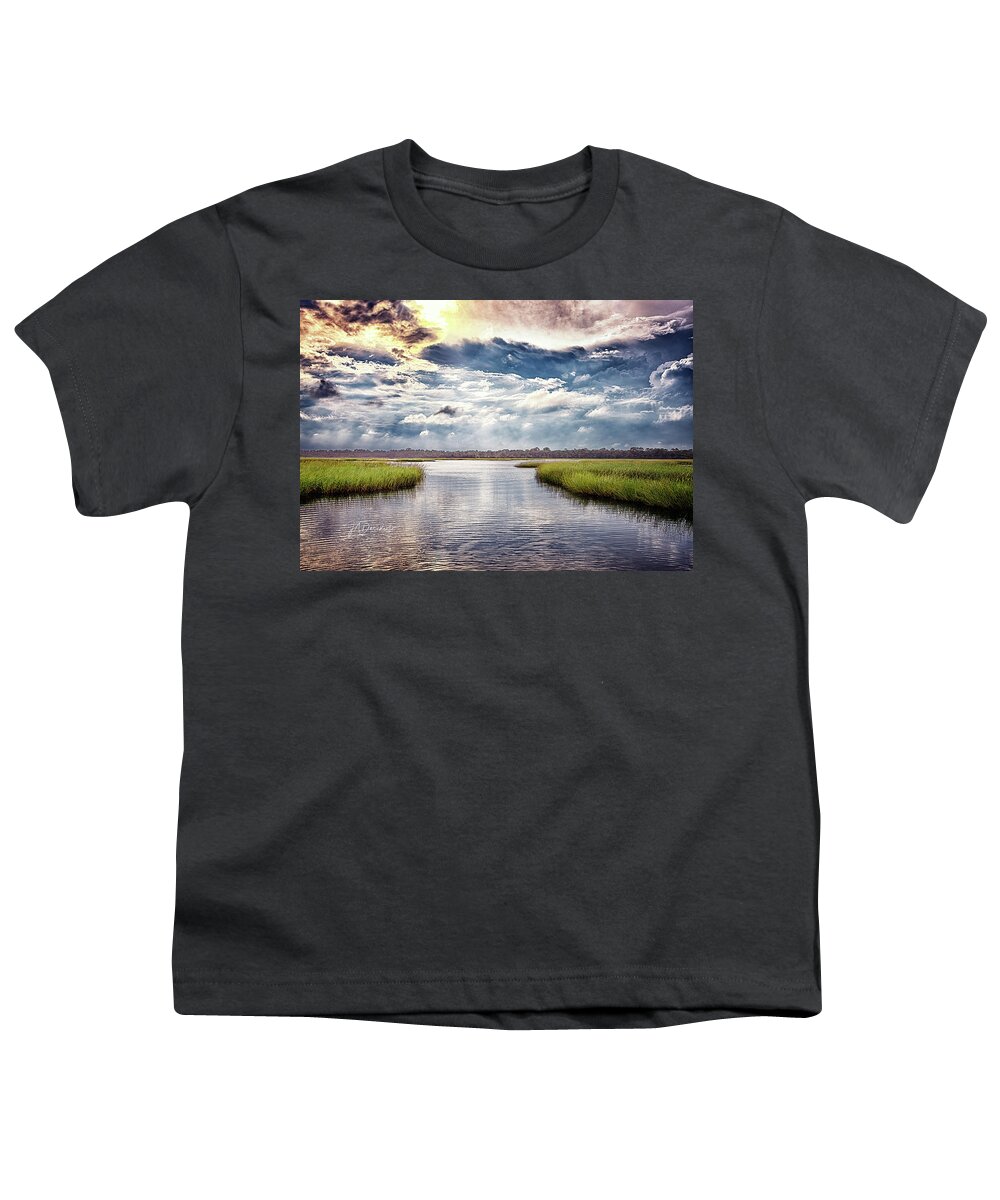 Water Youth T-Shirt featuring the photograph Intracoastal Storm by Joseph Desiderio