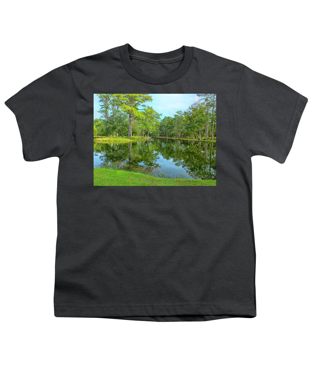 Water Youth T-Shirt featuring the photograph Jessamine Pond by Bill Barber