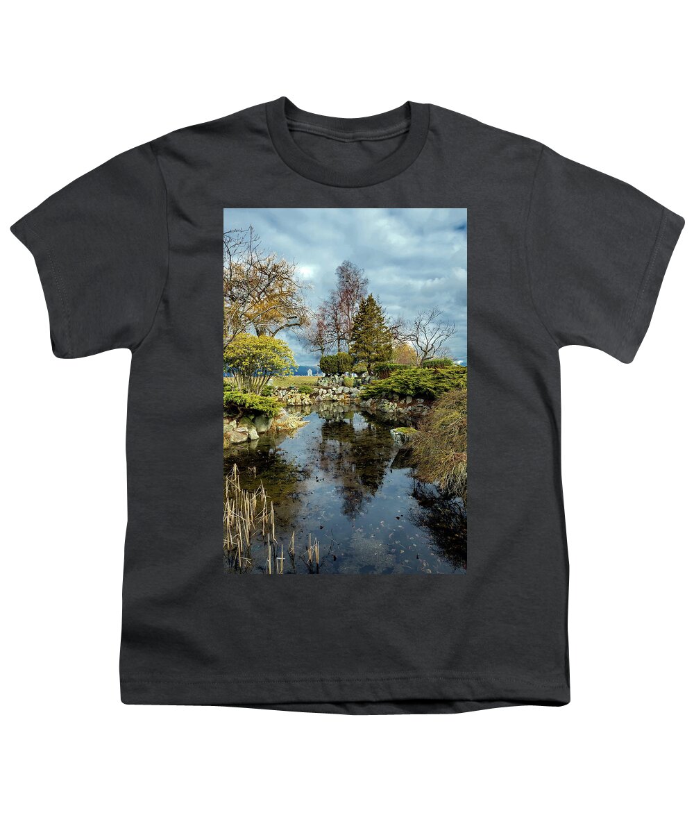 Alex Lyubar Youth T-Shirt featuring the photograph Early spring, in the City Park by Alex Lyubar