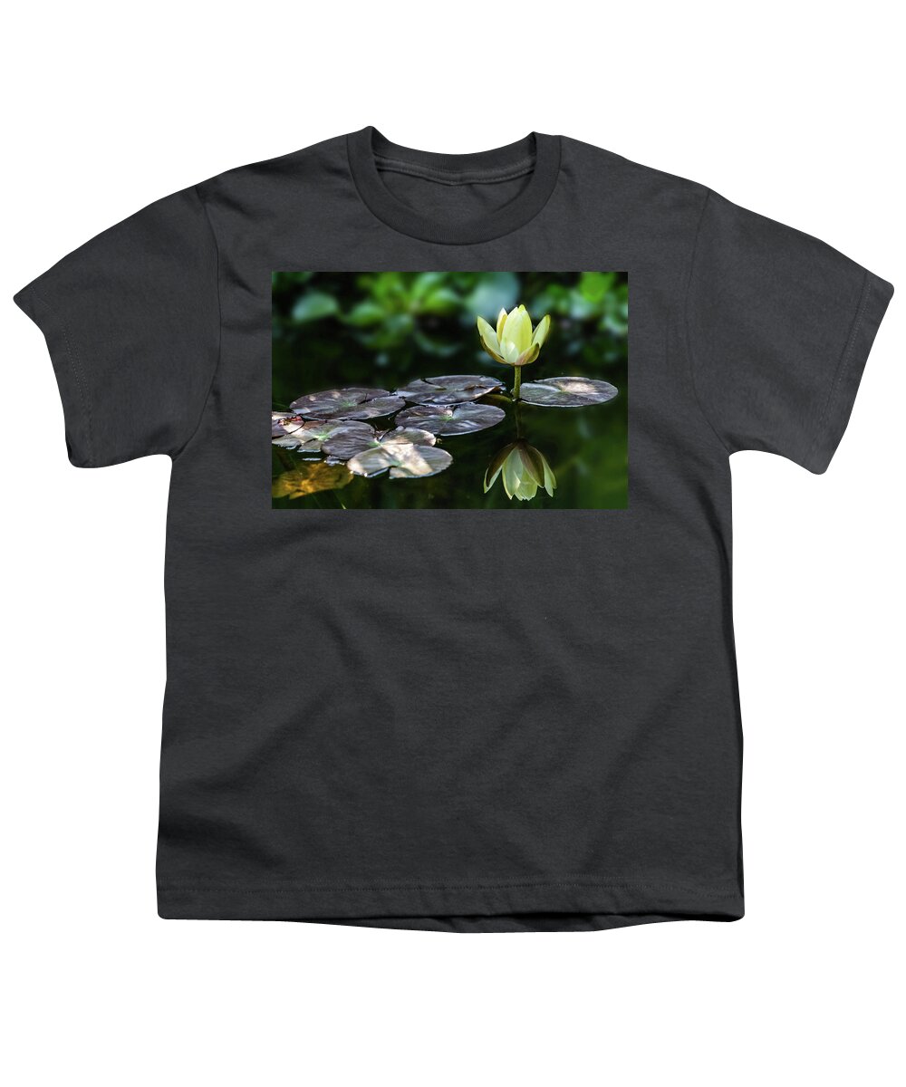Outdoors Youth T-Shirt featuring the photograph Lily In The Pond by Silvia Marcoschamer